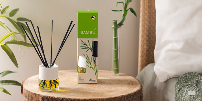 Ambientador varitas Bambú Bosque Verde de Mercadona