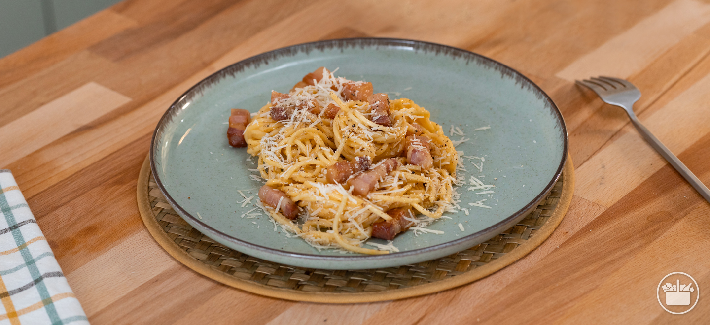 Aprende a preparar los Spaghetti carbonara más deliciosos. 