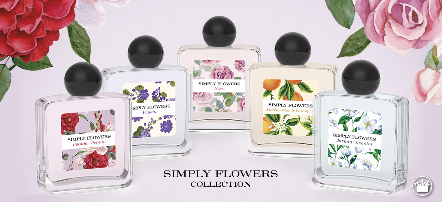 Las fragancias Simply Flowers celebran la primavera con sus notas cítricas, florales y amaderadas. Peonía, Violeta, Rosa, Azahar y Jazmín envuelven tu piel y activan tus sentidos. 